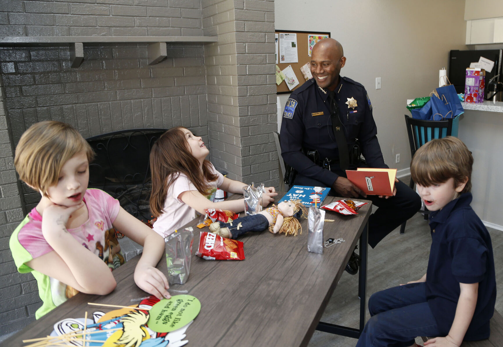 TPD Chief reads